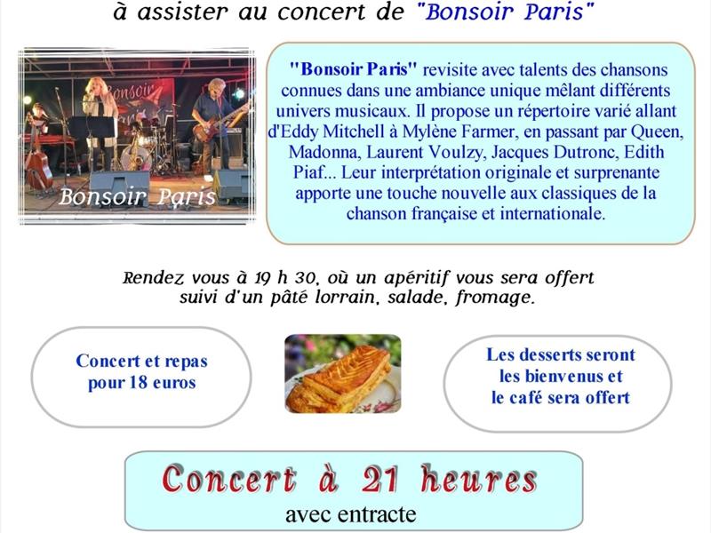 Concert Bonsoir Paris