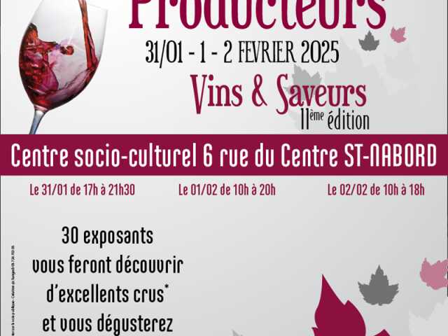 SALON DES PRODUCTEURS VINS ET SAVEURS