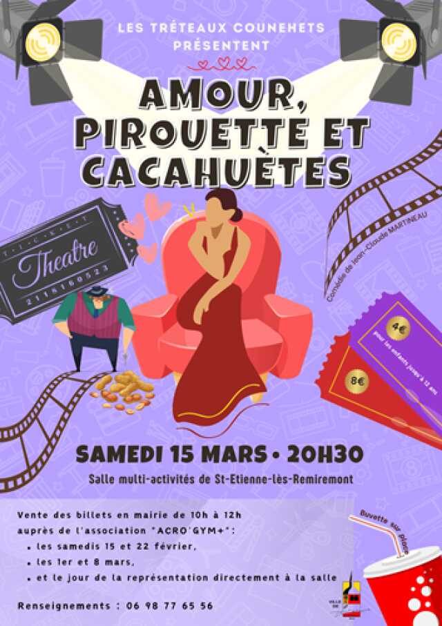 THÉÂTRE 'AMOUR, PIROUETTE, CACAHUÈTES'