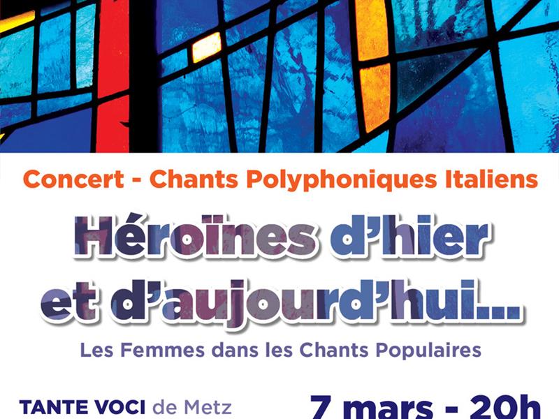 Concert - héroïnes d'hier et d'aujourd'hui