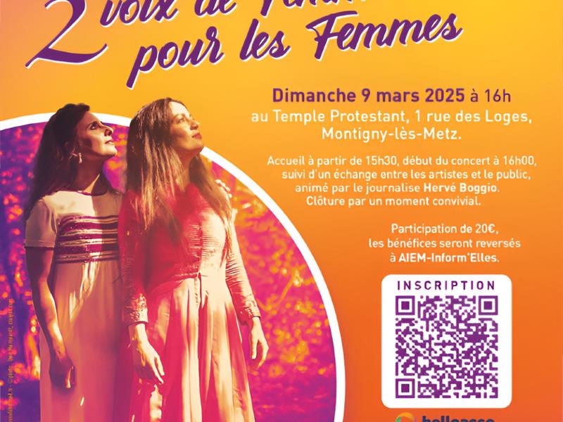 2 voix de femmes pour les femmes