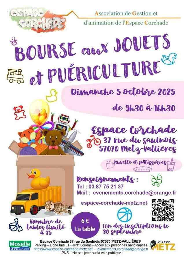 3ème bourse aux jouets et puériculture