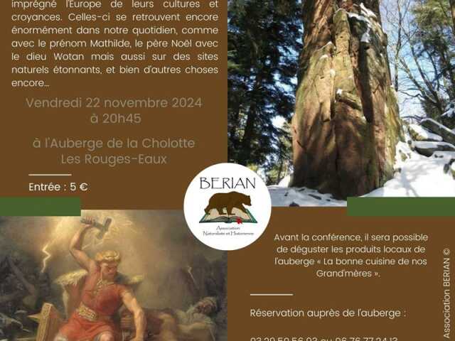 Conférence Nains, Lutins et Géants des Vosges