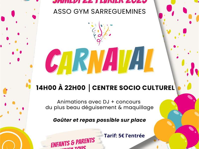 Carnaval avec l'asso gym