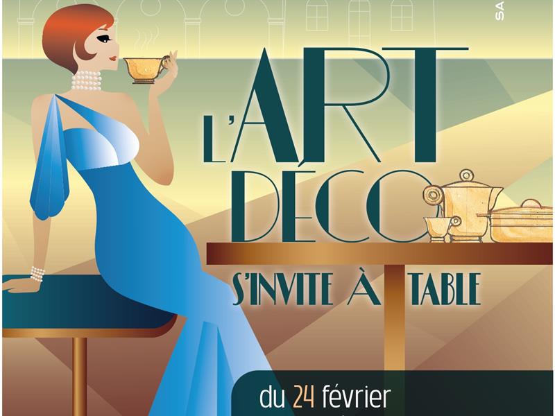 EXPOSITION - L'ART DECO S'INVITE À TABLE