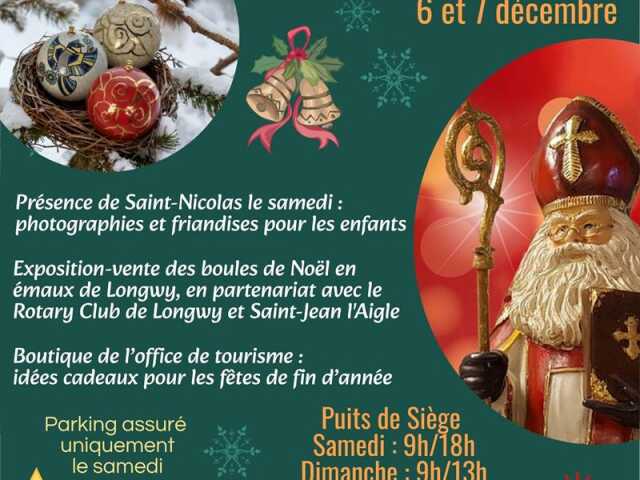 Art et traditions - Saint-Nicolas et exposition vente de boules de Noël
