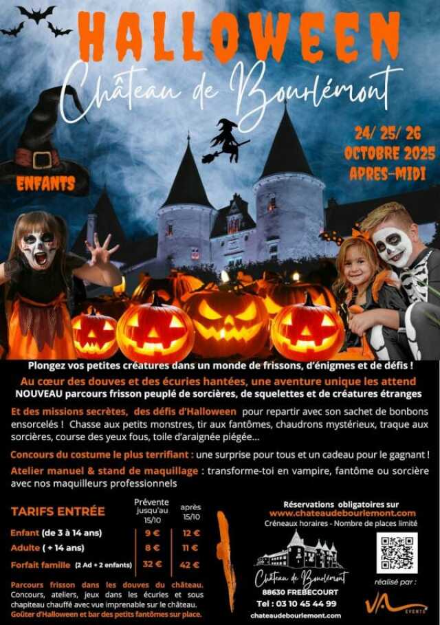 Halloween s’invite au château de Bourlémont – version enfant