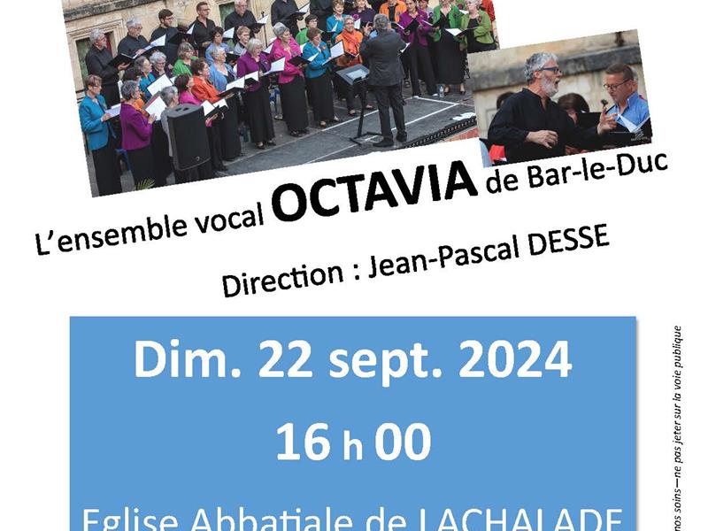 CONCERT DE L'ENSEMBLE VOCAL OCTAVIA