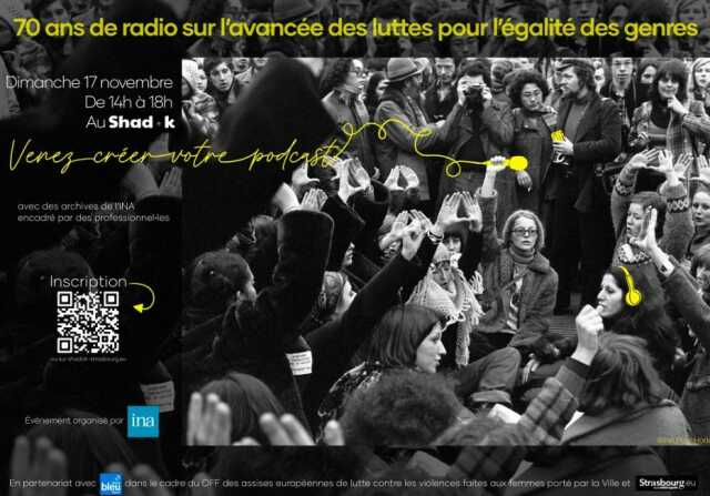 Atelier podcasts : 70 ans de radio sur l'avancée des luttes pour l'égalité des genres