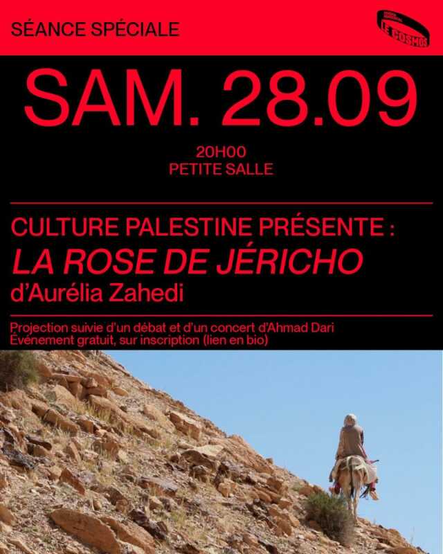 Projection, Débat & Concert : La Rose de Jéricho avec Ahmad Dari