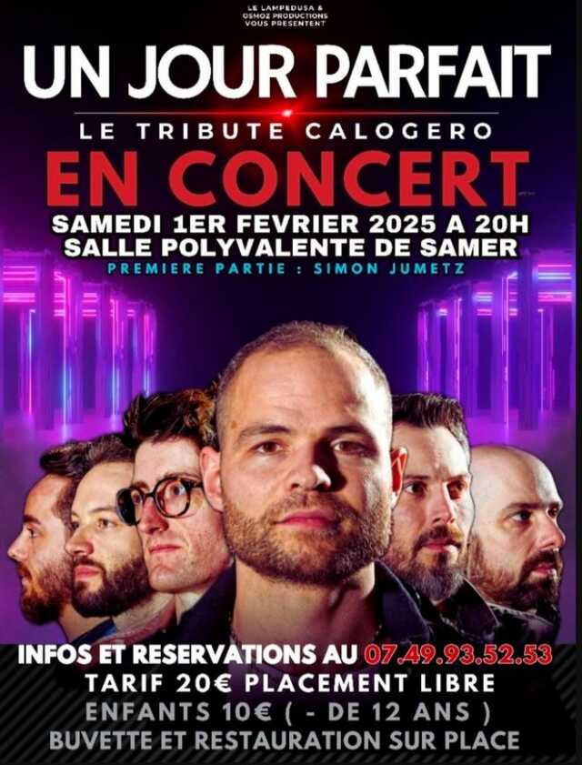 Un Jour Parfait Le tribute Calogero