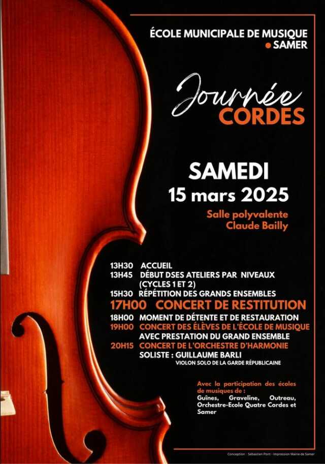 Concert de restitution : Journées Cordes