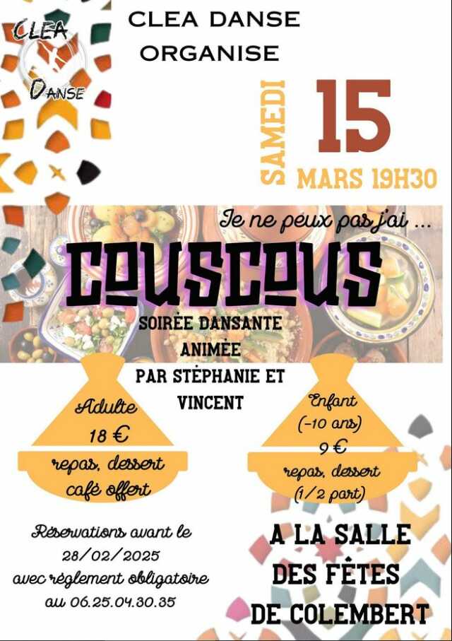 Couscous et soirée dansante