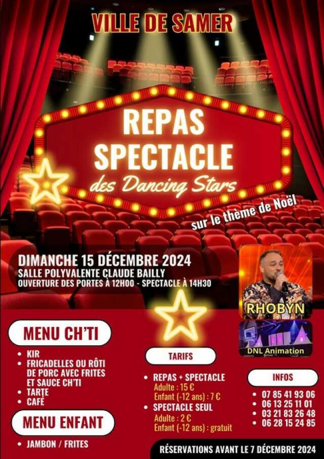 Repas spectacle des Dancings Stars