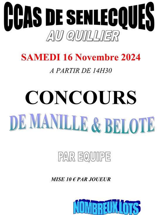 Concours de Manille Belote