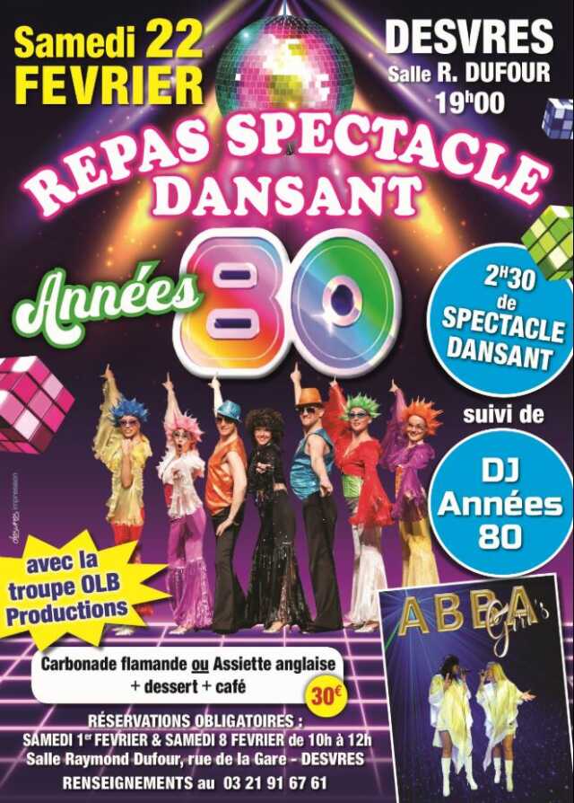 Repas spectacle dansant