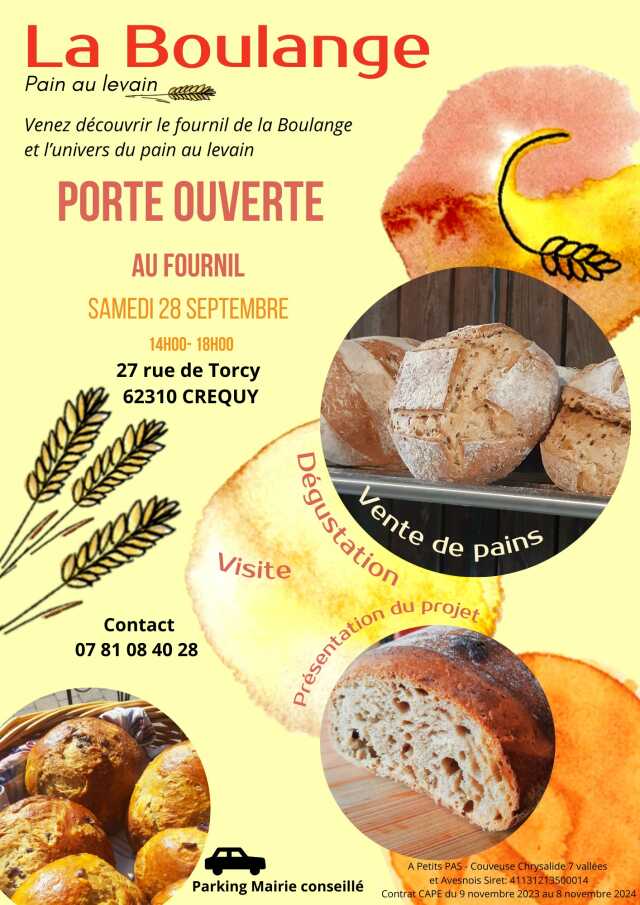 Porte ouverte Le Fournil de la Boulange