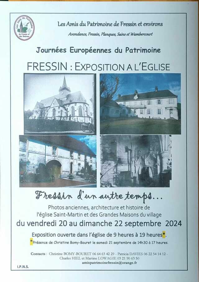 JEP FRESSIN - Exposition à l'église