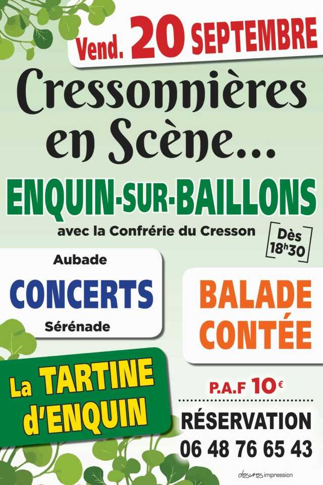 Cressonnières en scène - Enquin-sur-Baillons