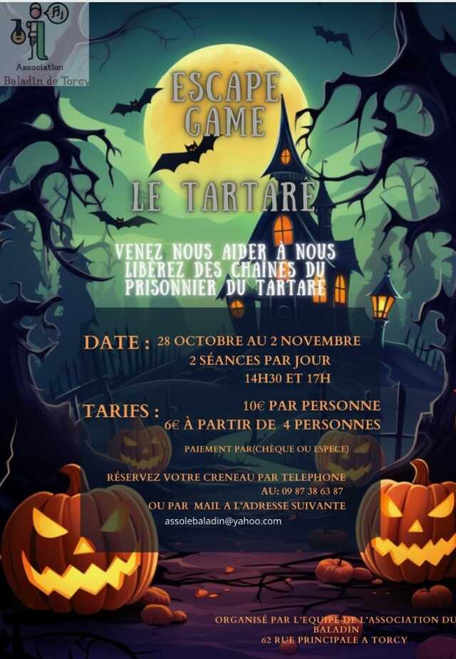 Escape Game d'Halloween - Le Tartare