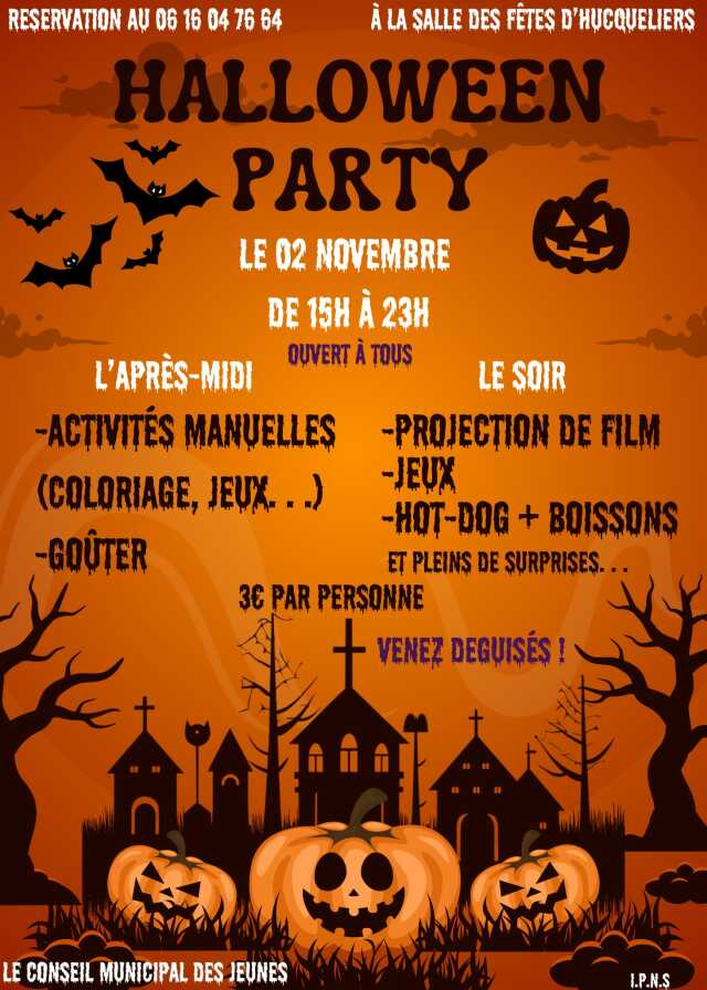 Halloween Party à Hucqueliers