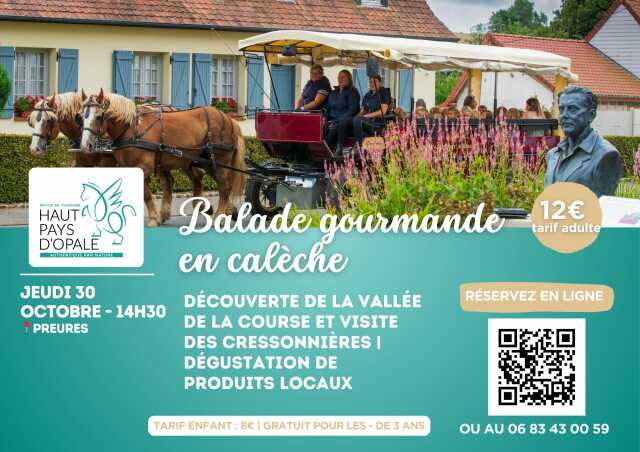 Balade gourmande en calèche - 30 octobre