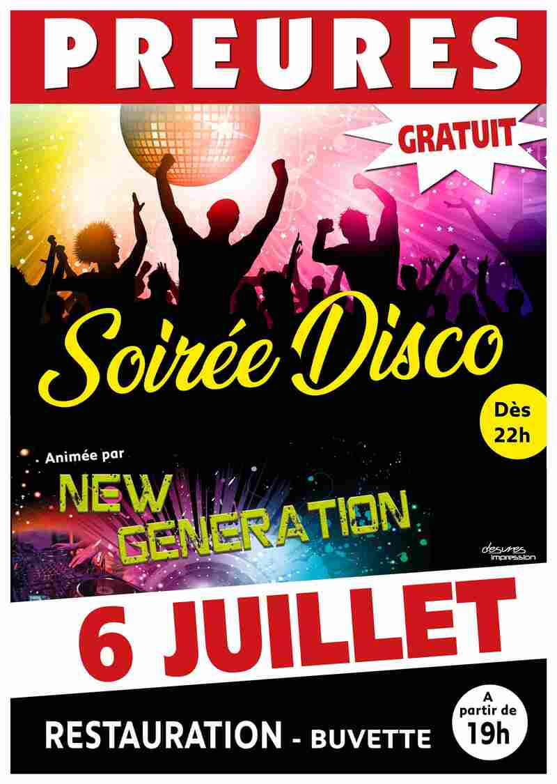 Soirée Disco à Preures