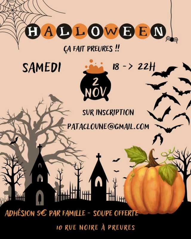 Halloween - ça fait Preures ! - Patacloune