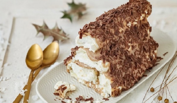 Bûche façon Merveilleux Sapins pour Adultes