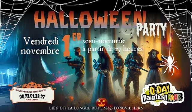 Paintball Semi-Nocturne : 'Spécial Halloween'