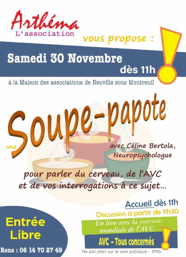 Soupe-Papote avec l'Association Arthémis - Neuville