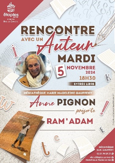 Rencontre littéraire avec Anne Pignon