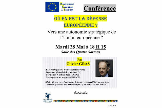 Les conférences du Mouvement Européen