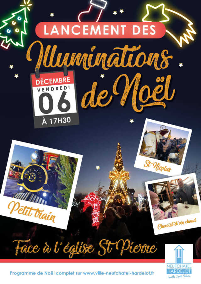 Lancement des illuminations de Noël