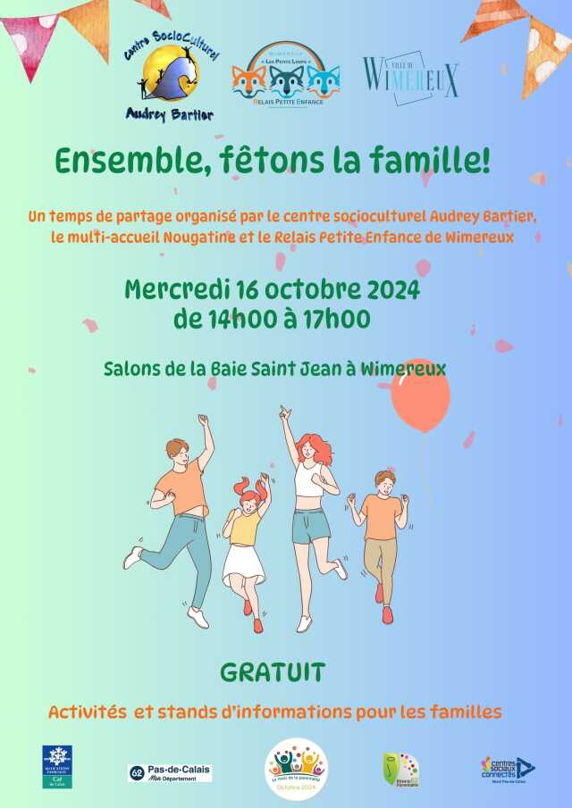 Centre Audrey Bartier : Parentalité - Ensemble fêtons la famille