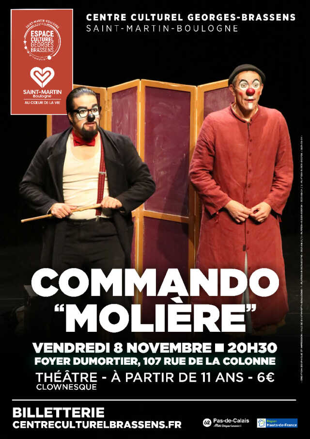 Spectacle Commando « Molière » - Théâtre clownesque