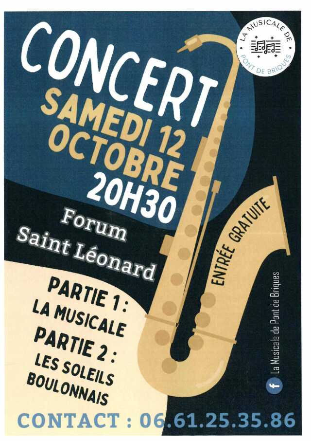 Concert La Musicale de Pont de Briques