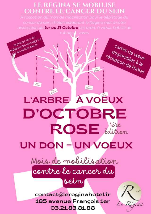 Le Régina se mobilise contre le cancer du sein