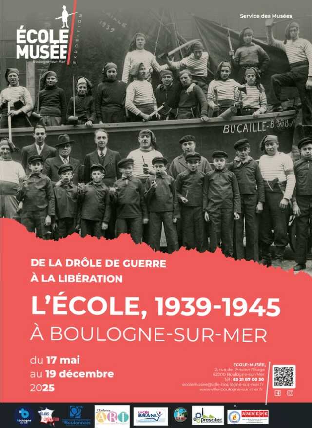 De la drôle de guerre à la libération : L'école 1939-1945 à Boulogne-sur-Mer