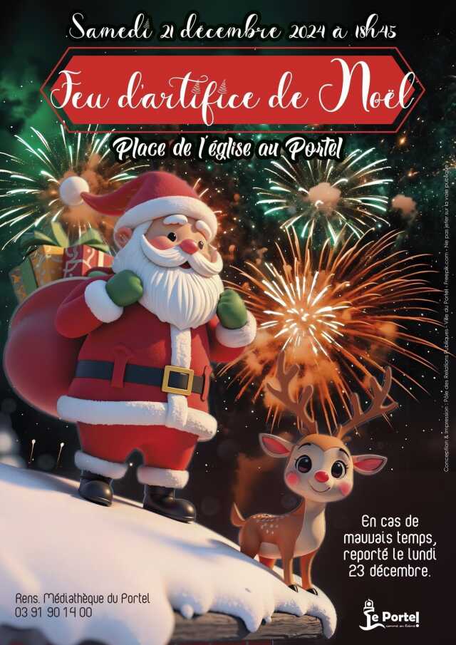 Feu d'artifice de Noël