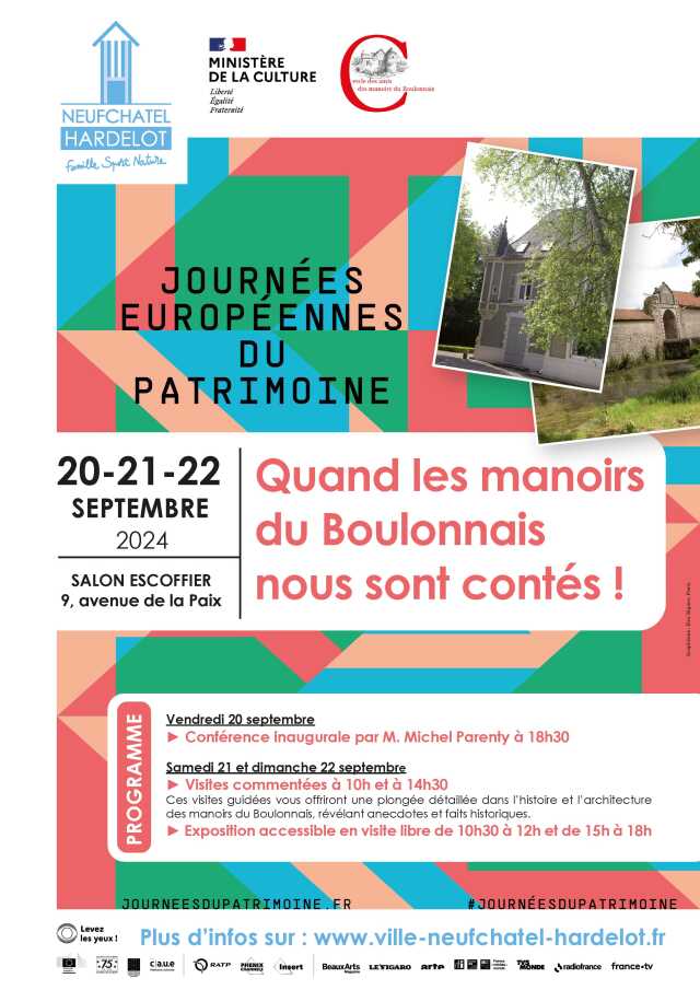 JEP 2024: Quand les manoirs du Boulonnais nous sont contés ! - Conférence