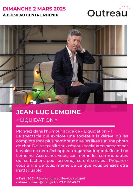 Spectacle de Jean-Luc Lemoine