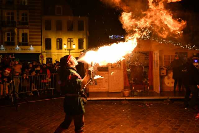 Marché de Noël en ville fortifiée