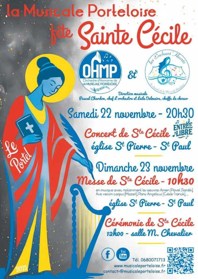 La musicale Porteloise fête Sainte Cécile