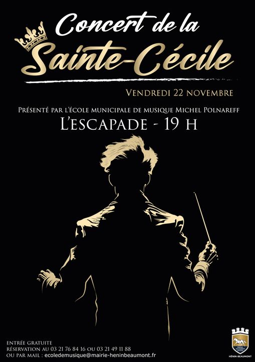 Concert de la Sainte-Cécile à Hénin-Beaumont