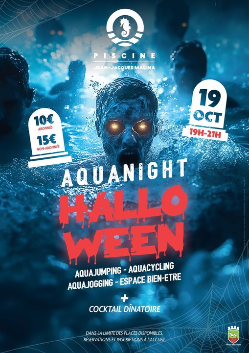 Soirée Aquagym - Thème Halloween