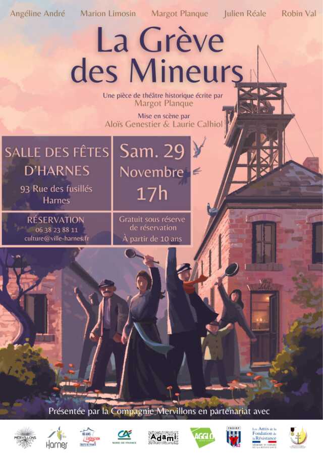 Les étincelles du Festival de la Sainte Barbe - Théâtre La Grève des mineurs