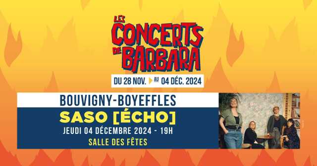 Les concerts de Barbara - Saso [écho]