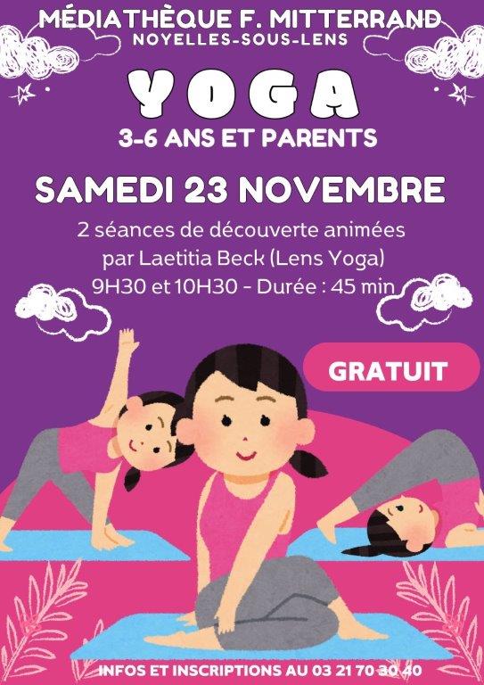 Yoga : 3-6 ans et parents